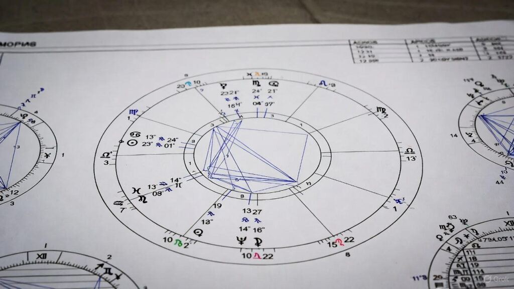 Mercury in Virgo astrological symbol showing JD Vance's communication style.